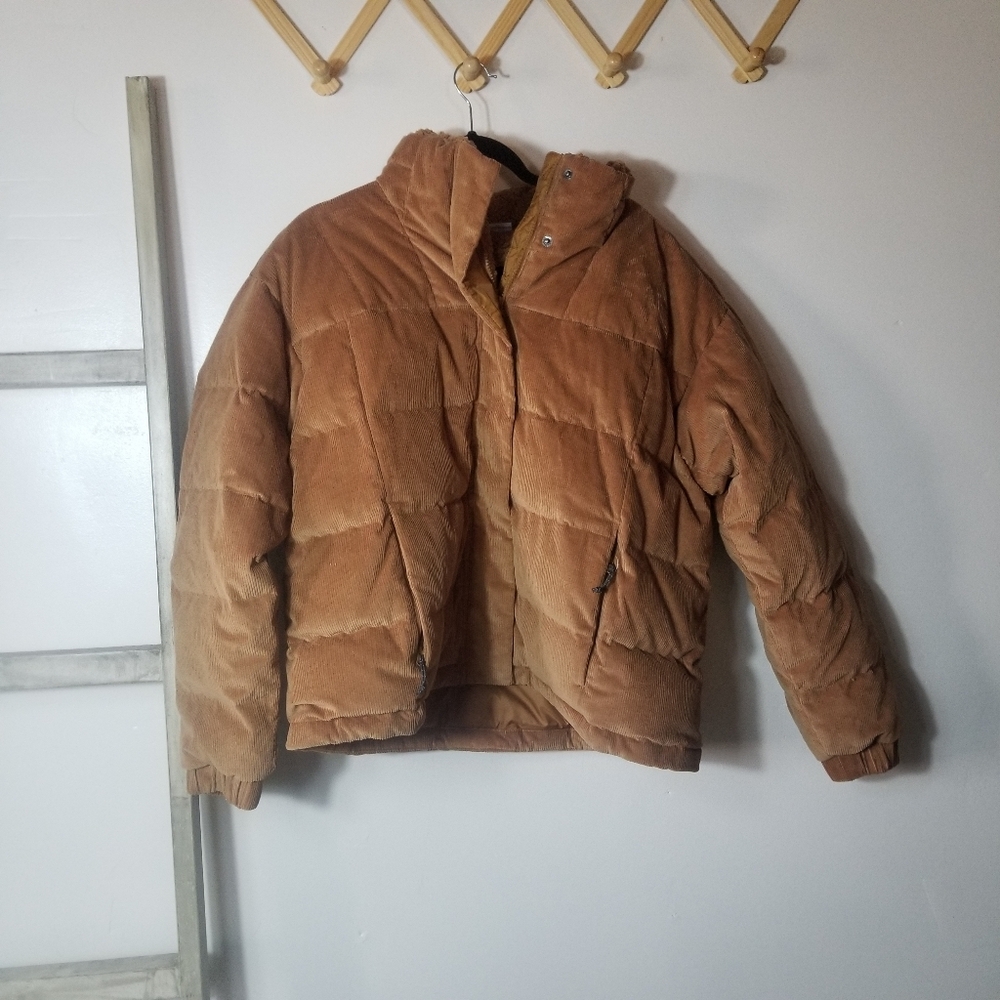 NEW WITH DETACHED TAG COLUMBIA WOMEN'S CORDUROY PUFFER COAT SIZE XL